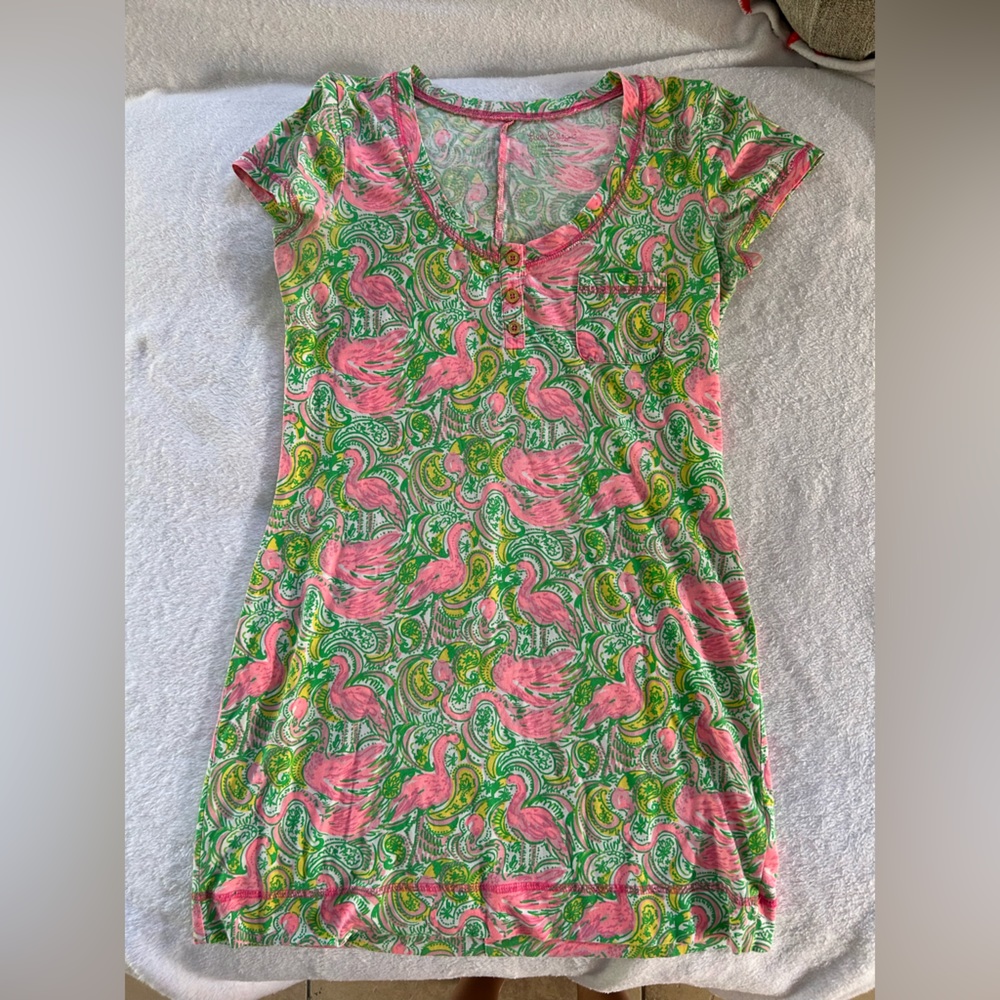 Lilly Pulitzer pajama/ pj/ nightgown dress